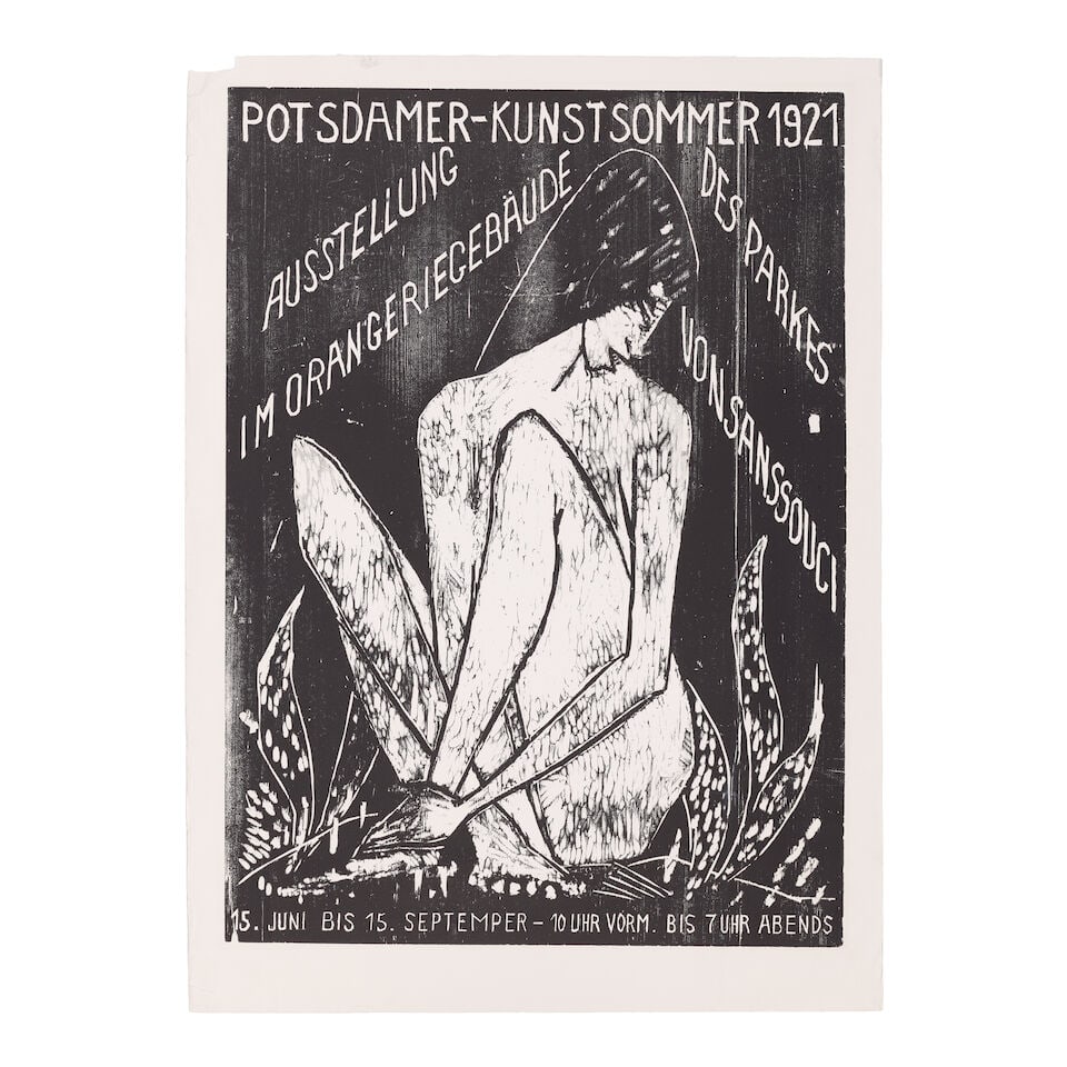 Otto Mueller (1874-1930); Exhibition Poster for Potsdamer-Kunstsommer; (1 of 1)