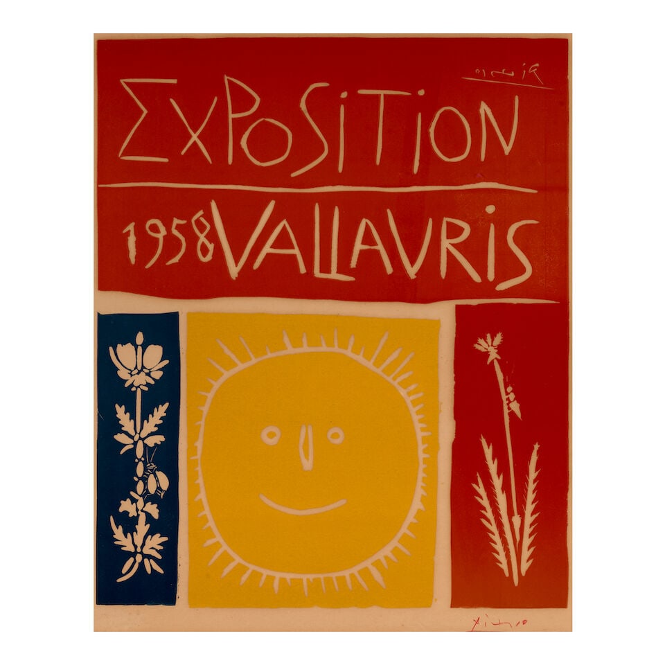 Pablo Picasso (1881-1973); Exposition 1958 Vallauris; (1 of 2)