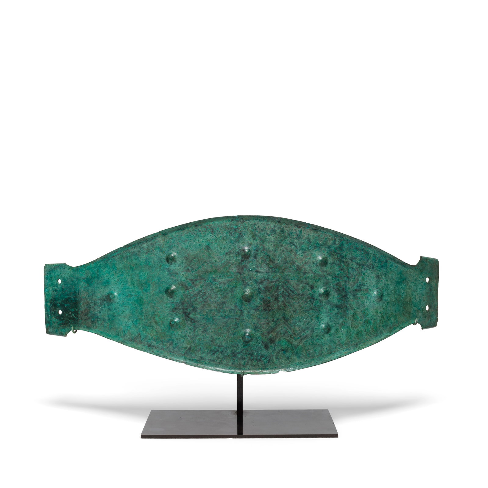 A Villanovan bronze elliptical belt with bosses (1 of 1)