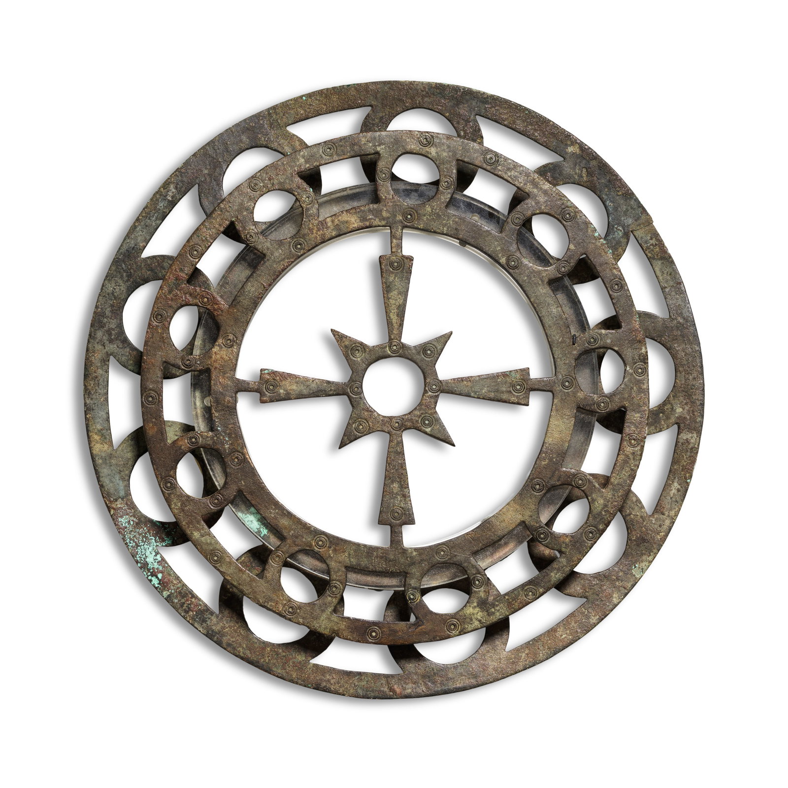 A Byzantine bronze two-tiered polycandelon (1 of 1)