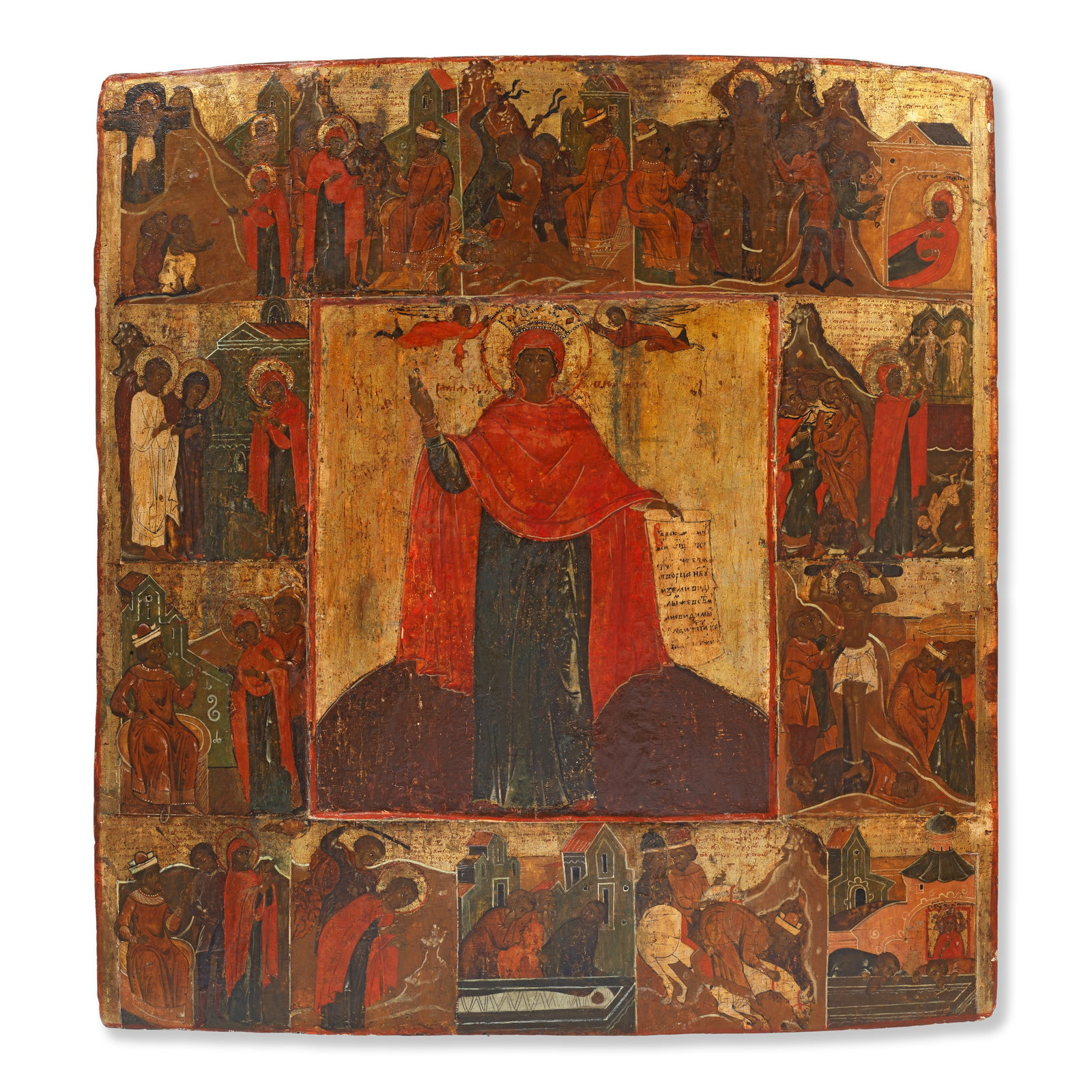 Icon of Saint Paraskeva, with sixteen scenes from her lifeRussia, 16th Century (1 of 1)