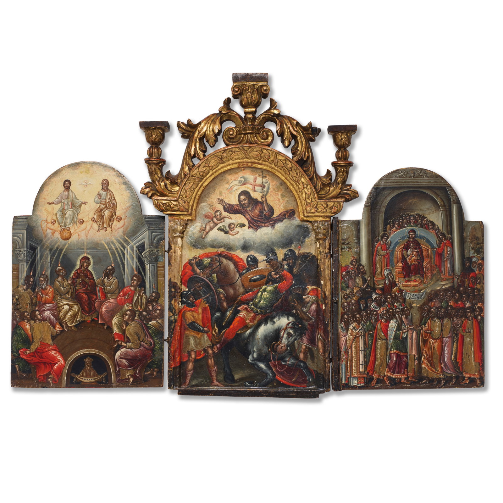 Double-sided triptych: The Disputation on the Holy Sacrament (The Triumph of the Eucharist); The... (1 of 1)
