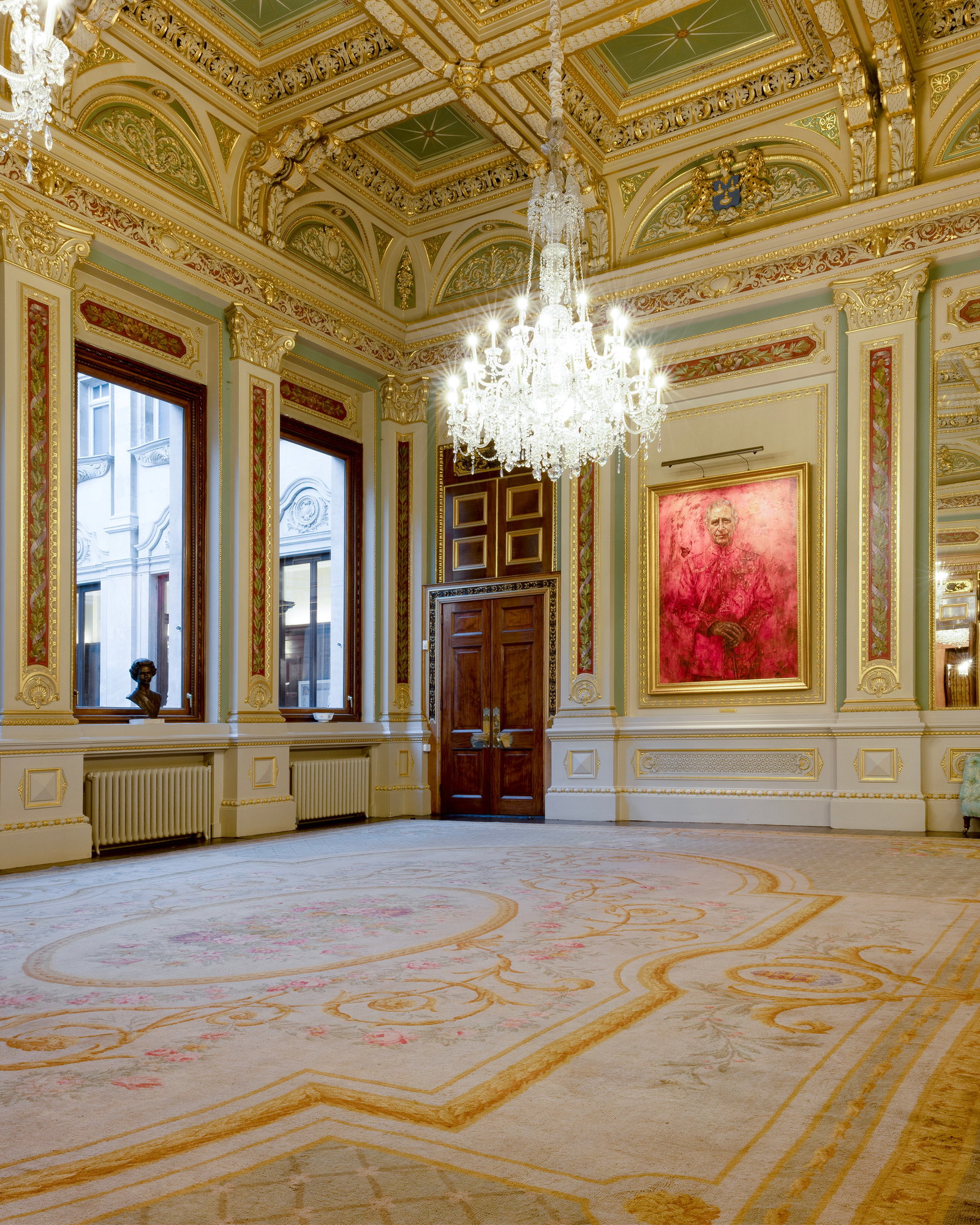 An impressive early 20th century English Aubusson design carpet by Morris and Co. 1925, commissi... (1 of 1)