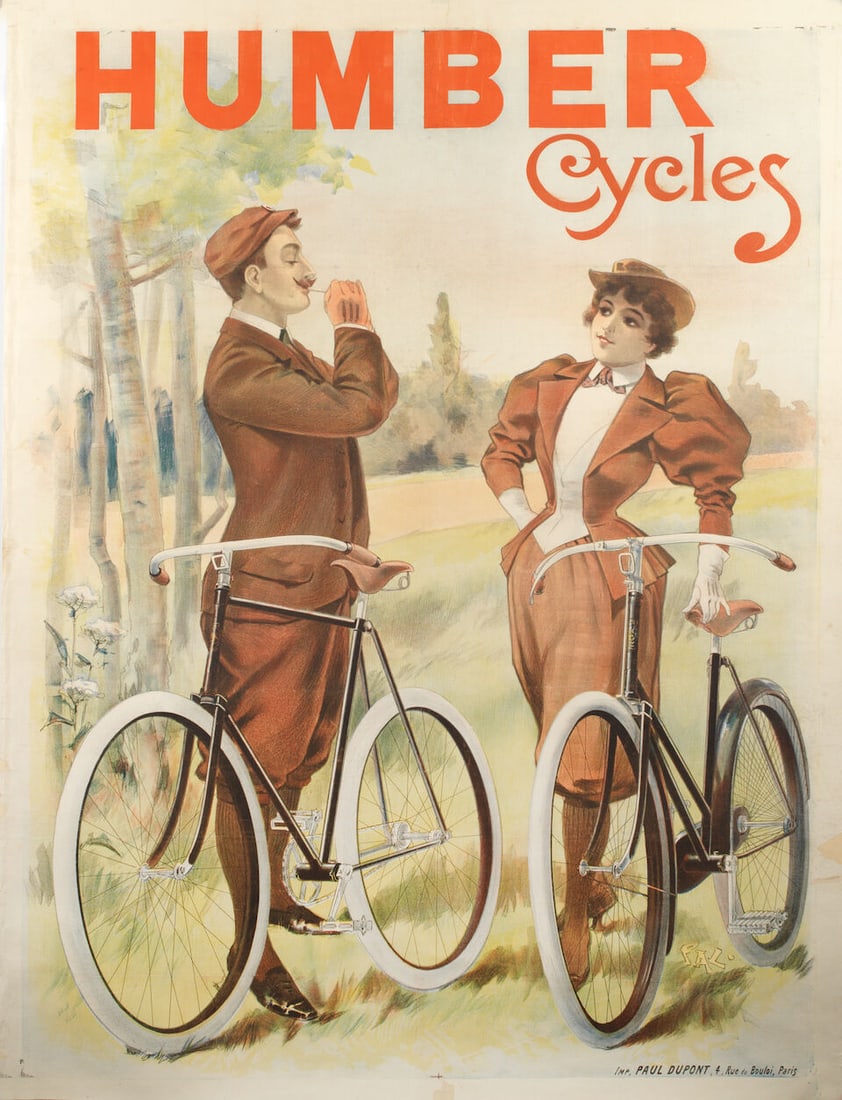 A Humber Cycles advertising poster after PAL (Jean de Paléologue 1855-1942), French, circa ... (1 of 1)