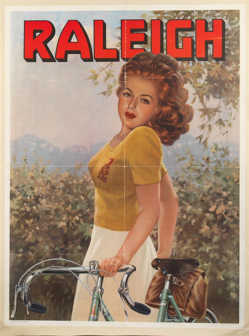 A Raleigh advertising poster, post-War, (1 of 1)