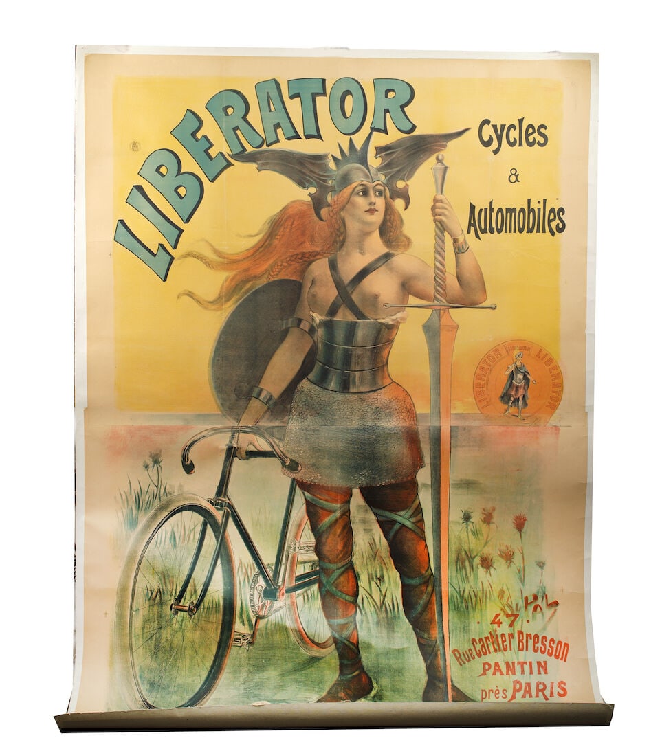 A Liberator Cycles & Automobiles poster after Pal, French, circa 1895, (1 of 1)