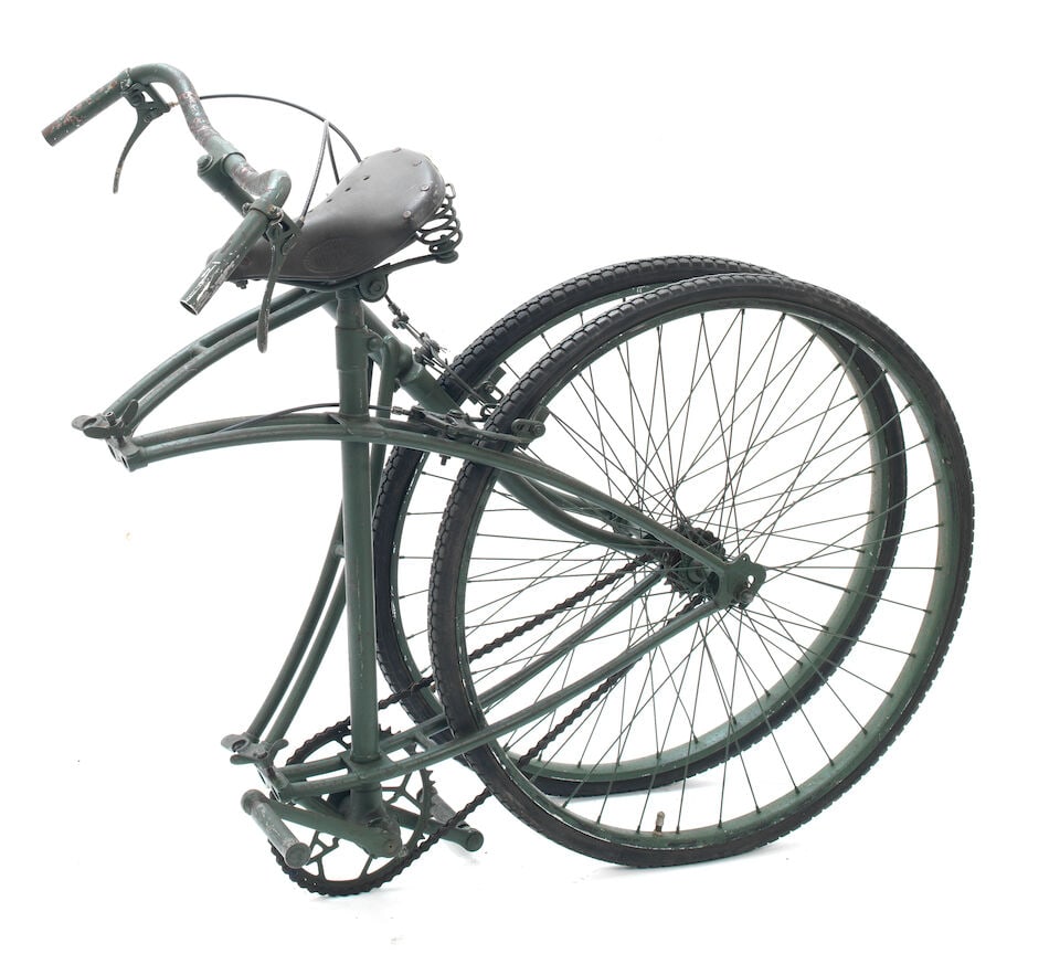 A BSA paratrooper's folding bicycle, British, - 2