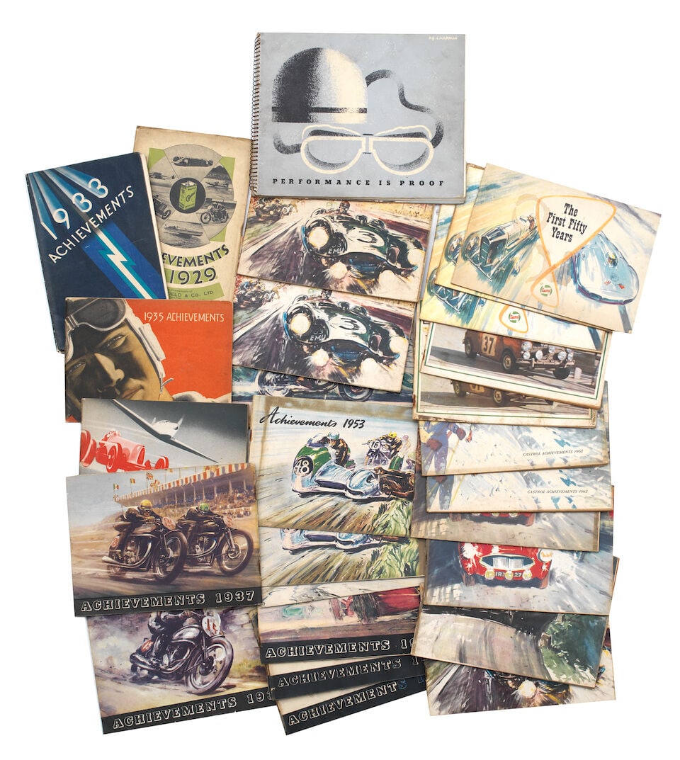 Pre and post-War Castrol Achievements booklets, ((Qty)) (1 of 2)