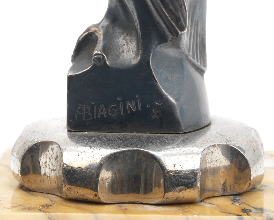 An 'Owl' mascot by Alfredo Biagini, French, 1920s, - 2