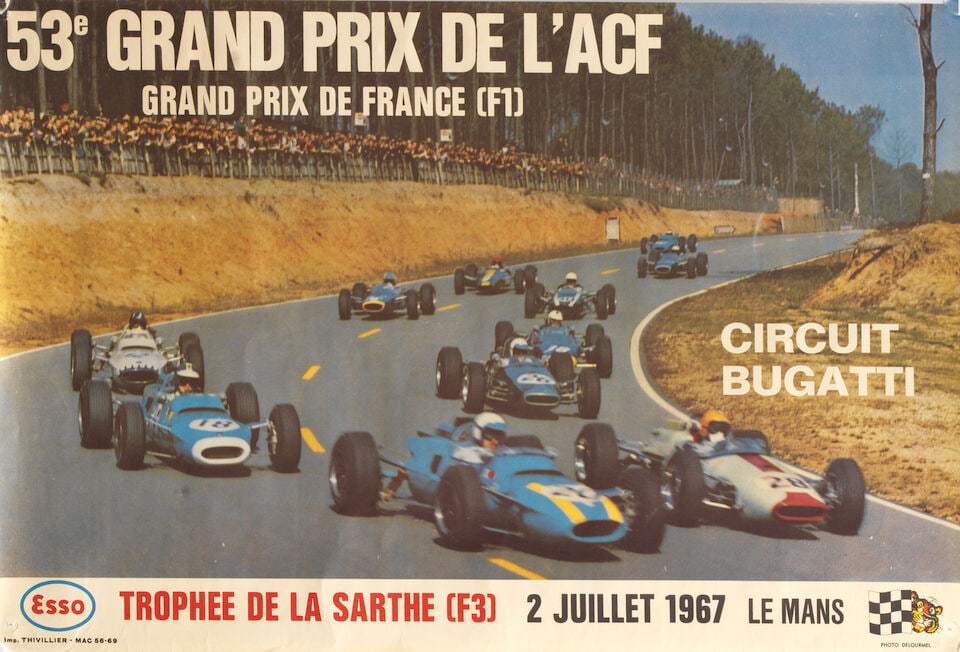 Six 1960s Grand Prix race posters, ((7)) - 4