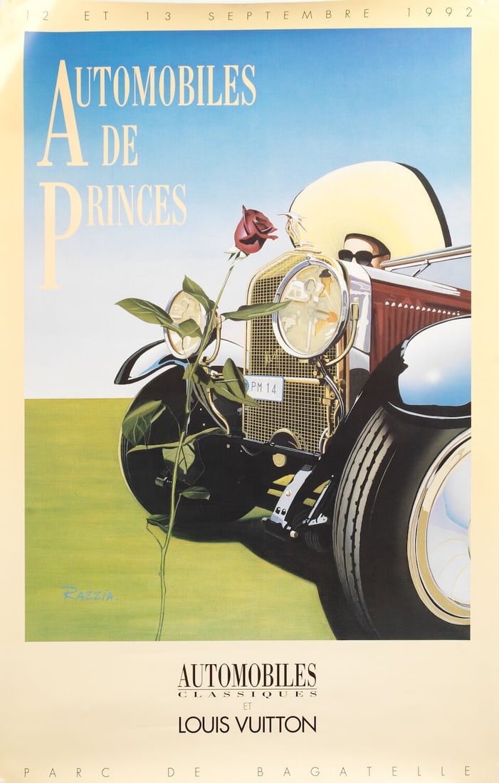 A 1987 Monte Carlo historic Rallye poster, and other collectables, ((6)) - 3