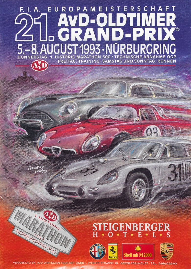 Assorted historic motoring event posters, ((7)) - 6
