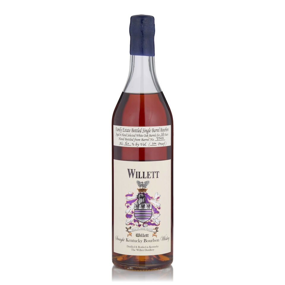 Willett Bourbon, Barrel No. 3742, 12 Years Old, 1996 (1 bottle, 750ml) (1 of 2)