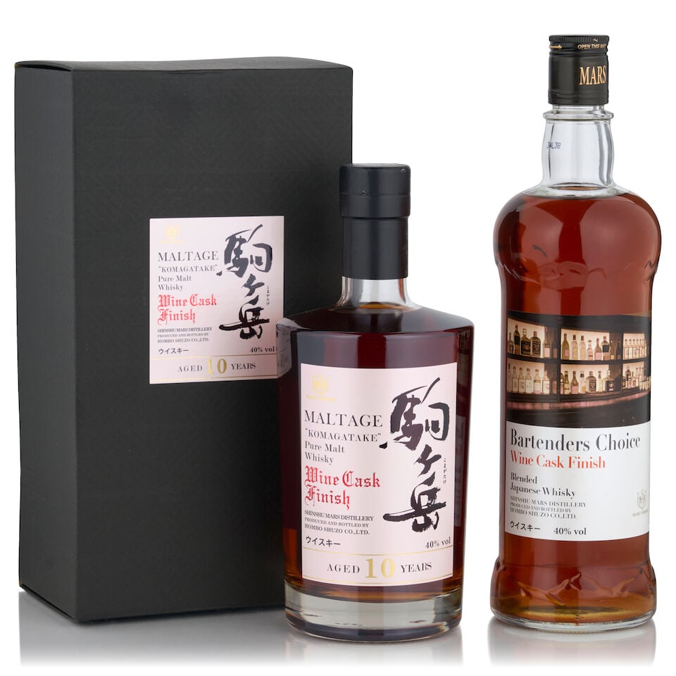 Mars Bartender's Choice Wine Cask (1 bottle, 750ml) Mars Maltage Komagatake Wine Cask Finish 10 ... (1 of 2)