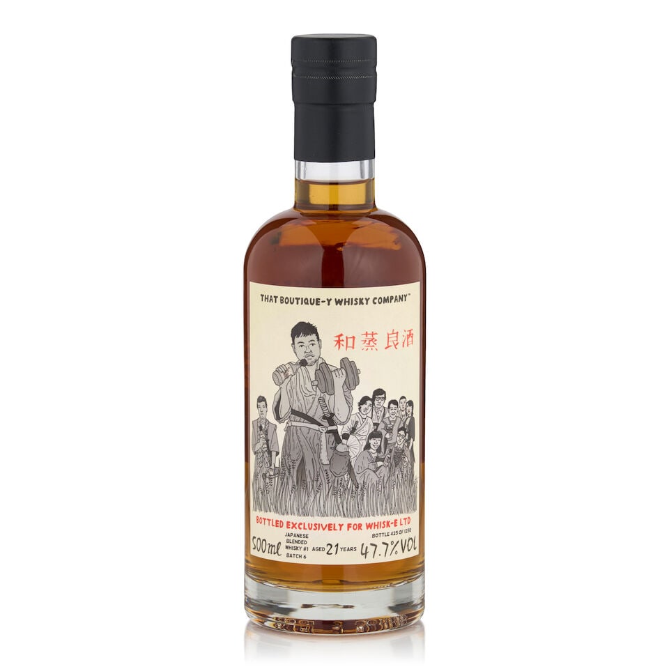 That Boutique-Y Whisky Company Japanese Blended Whisky #1 21 Years Old (1 bottle, 500ml) (1 of 1)