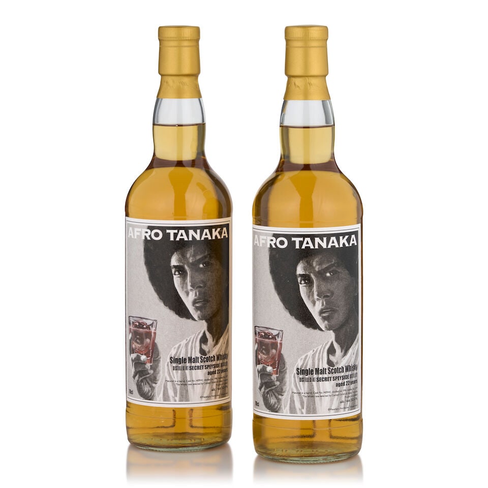 HY Secret Speyside Afro Tanaka 22 Years Old, 1996 (2 bottles, 700ml) (1 of 1)