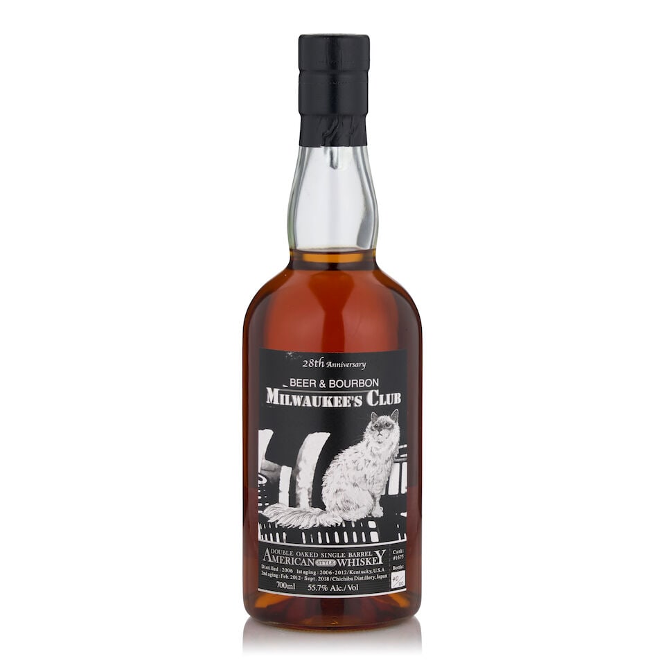 Milwaukee's Club 28th Anniversary American Style Whiskey Cask No. 1675, 2006 (1 bottle, 700ml) - 2