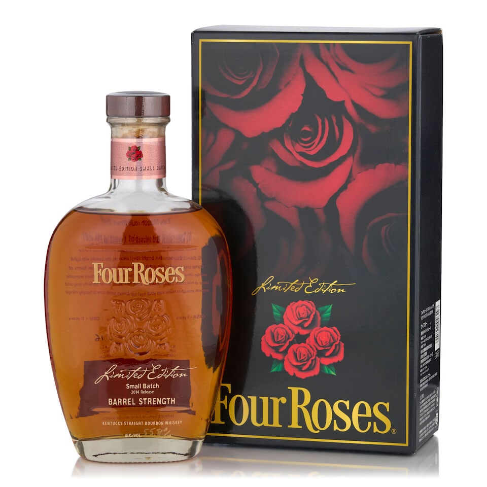 Four Roses Limited Edition Small Batch, 2014 (1 bottle, 700ml): Four Roses Limited Edition Small Batch, 2014 (1 bottle, 700ml) Region: Kentucky Packaging: original carton Alcohol content: 55.8% Notes: official bottling, released 2014, bottle no. 12502 of 12516,