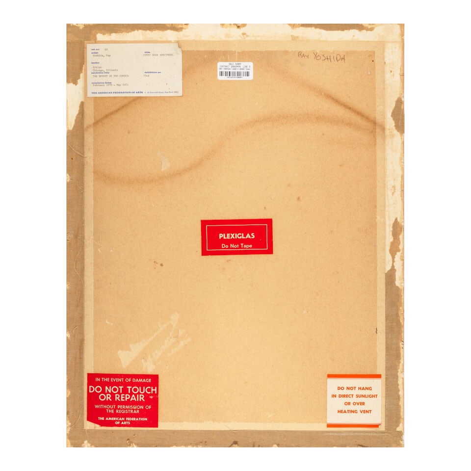 RAY YOSHIDA (1930-2009) Comic Books Specimen #5 - Hands 24 x 19 1/8 in (61 x 48.5 cm) (Executed ... - 2