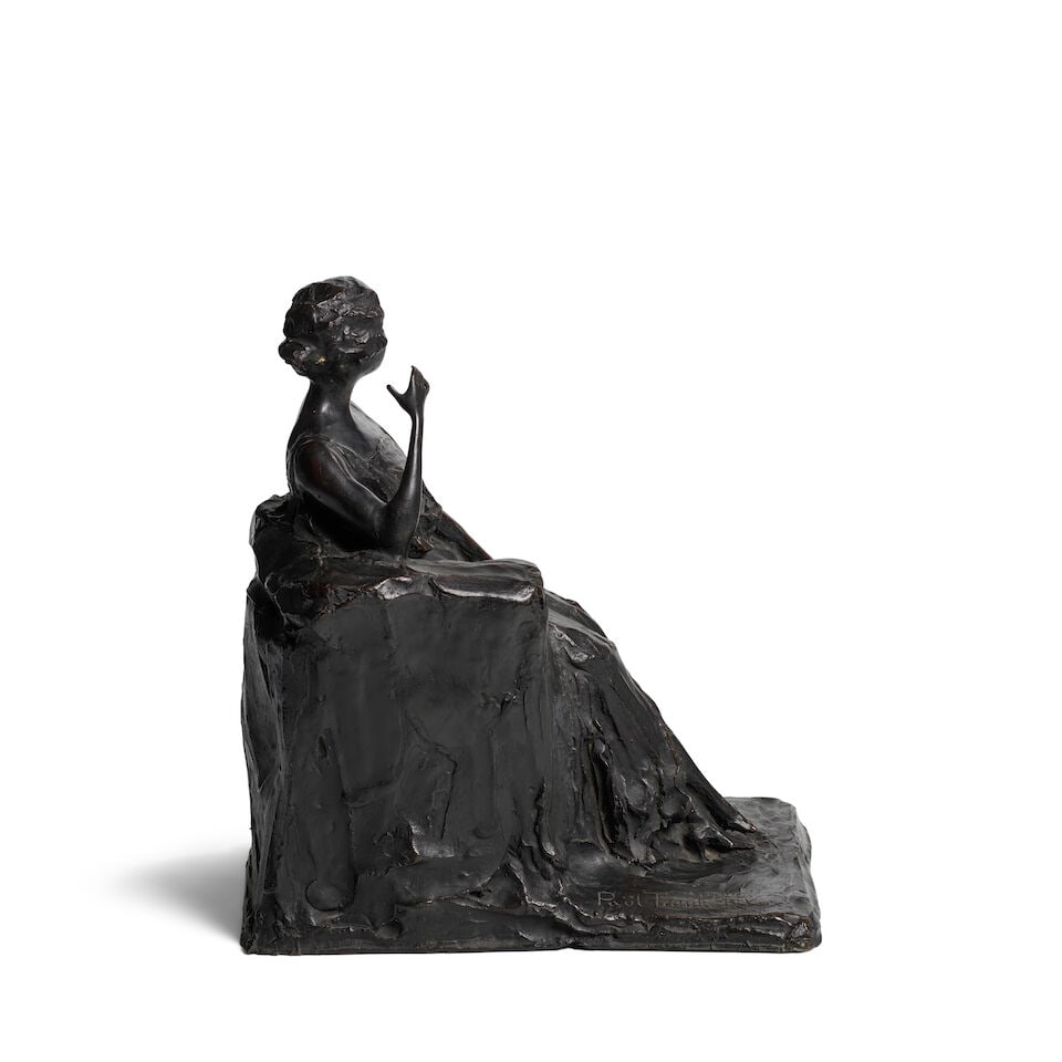 PAUL TROUBETZKOY (1866-1938) The Lady 13 5/8 x 10 1/8 x 12 3/16 in (34.6 x 25.7 x 31 cm) (Concei... - 4