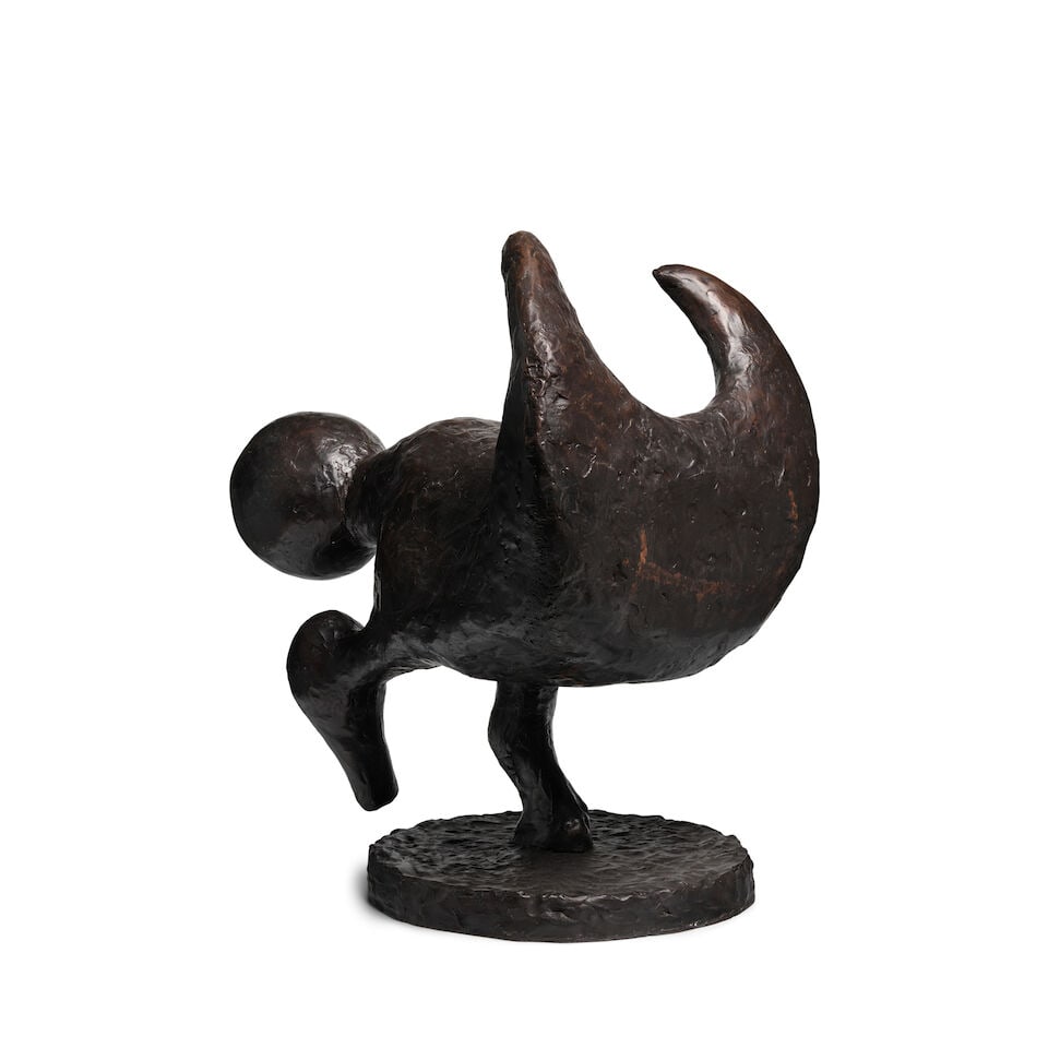 SAINT CLAIR CEMIN (B. 1951) Mercury 25 x 24 x 17 in (63.5 x 61 x 43.2 cm) (Executed in 1987, thi...: SAINT CLAIR CEMIN (B. 1951) Mercury incised with the artist's initials and numbered 1/3 on the base bronze 25 x 24 x 17 in (63.5 x 61 x 43.2 cm) Executed in 1987, this work is number one from an editi