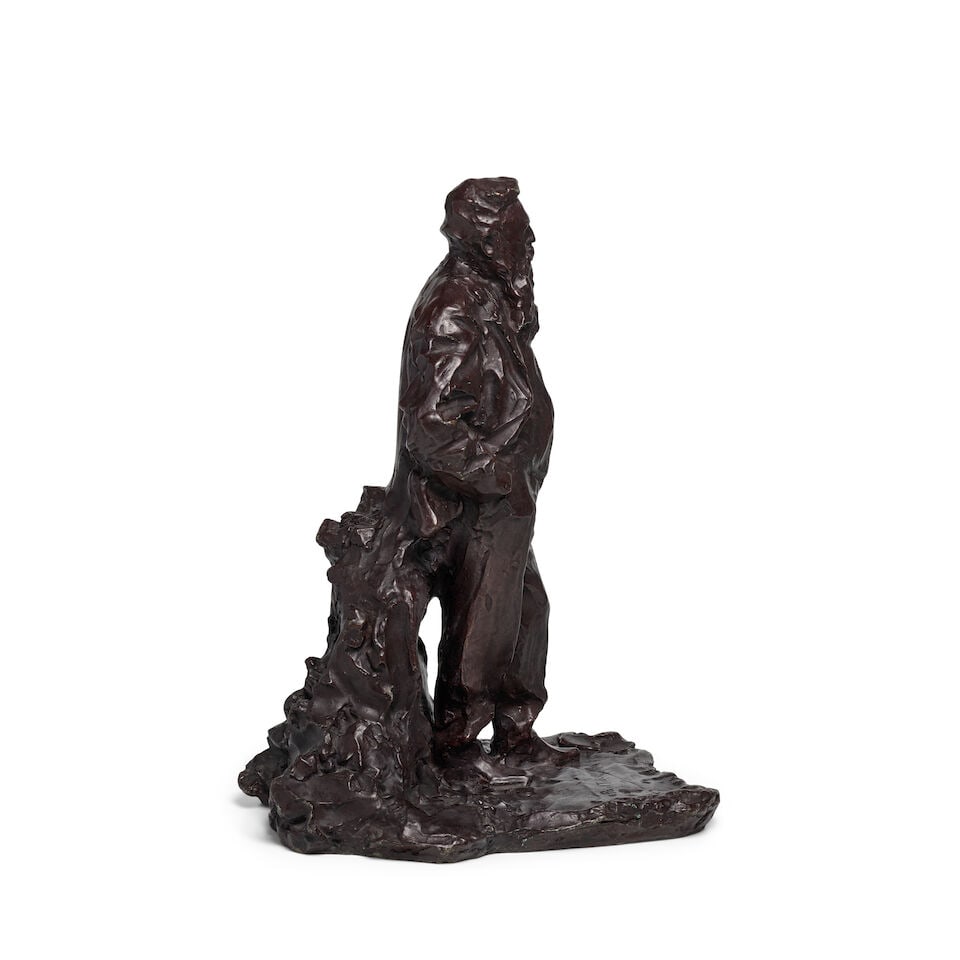 PAUL TROUBETZKOY (1866-1938) Auguste Rodin 20 x 13 3/4 X 14 3/8 in (50.8 x 34.9 x 36.4 cm) (Conc... - 3