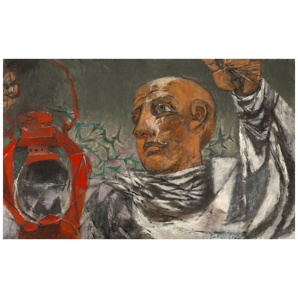 JULIAN LEVI (1900-1982) Blackout 20 x 32 in (51 x 81.5 cm) (Painted in 1950) (1 of 3)