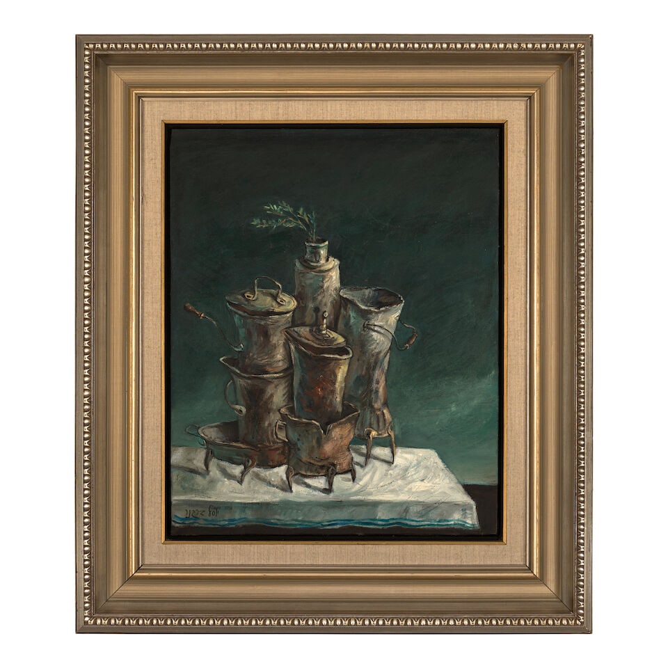 YOSL BERGNER (1920-2017) Still life 20 1/16 x 16 1/8 in (51 x 41 cm) (Painted circa 1960) - 3