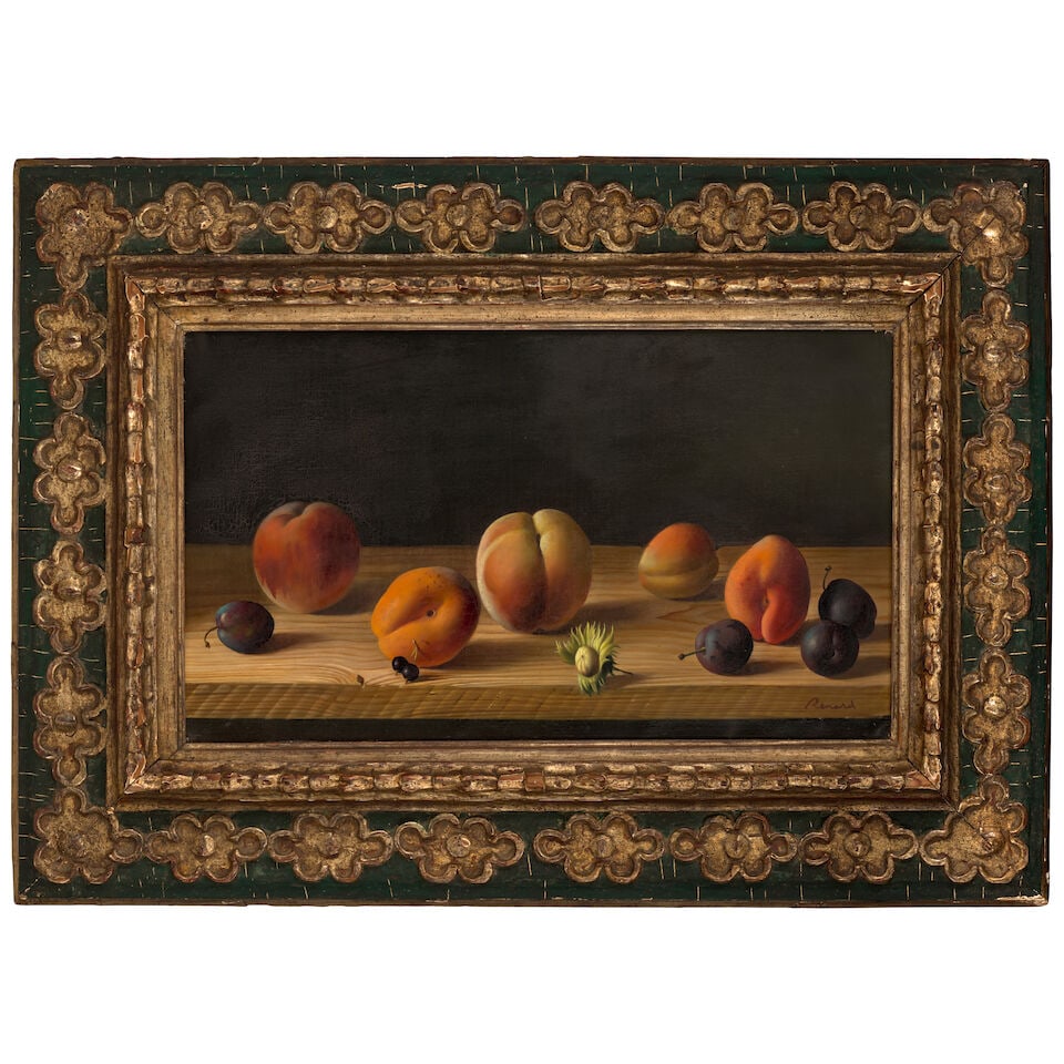 FERNAND RENARD (1912-1988) Nature morte aux fruits 10 5/8 x 18 1/16 in (27 x 45.9 cm) () - 3