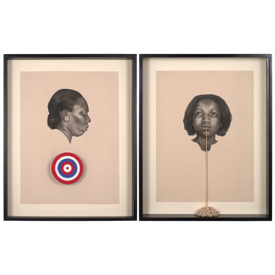 WHITFIELD LOVELL (B. 1959) Two Works from Kin Series () (1 of 3)
