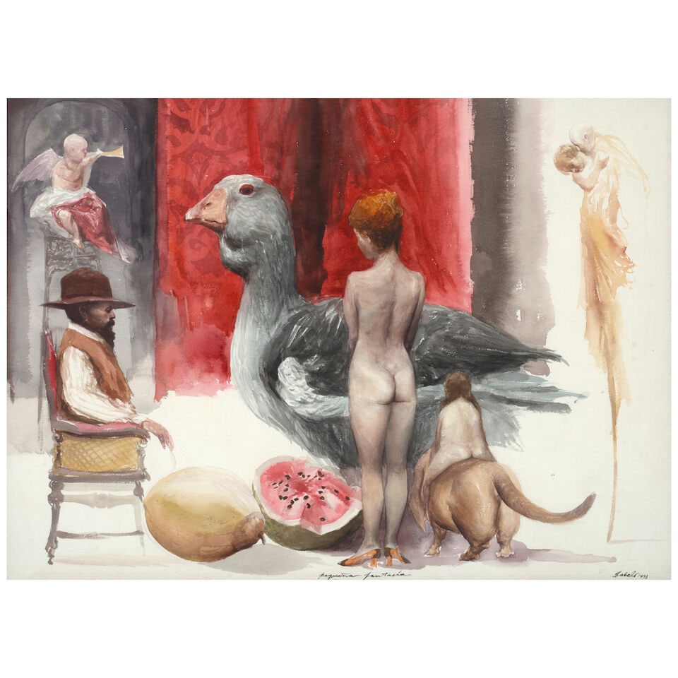 ROBERTO FABELO (B. 1950) Untitled (from the series Pequeña fantasía) 22 x 30 in (55.7 ... (1 of 2)