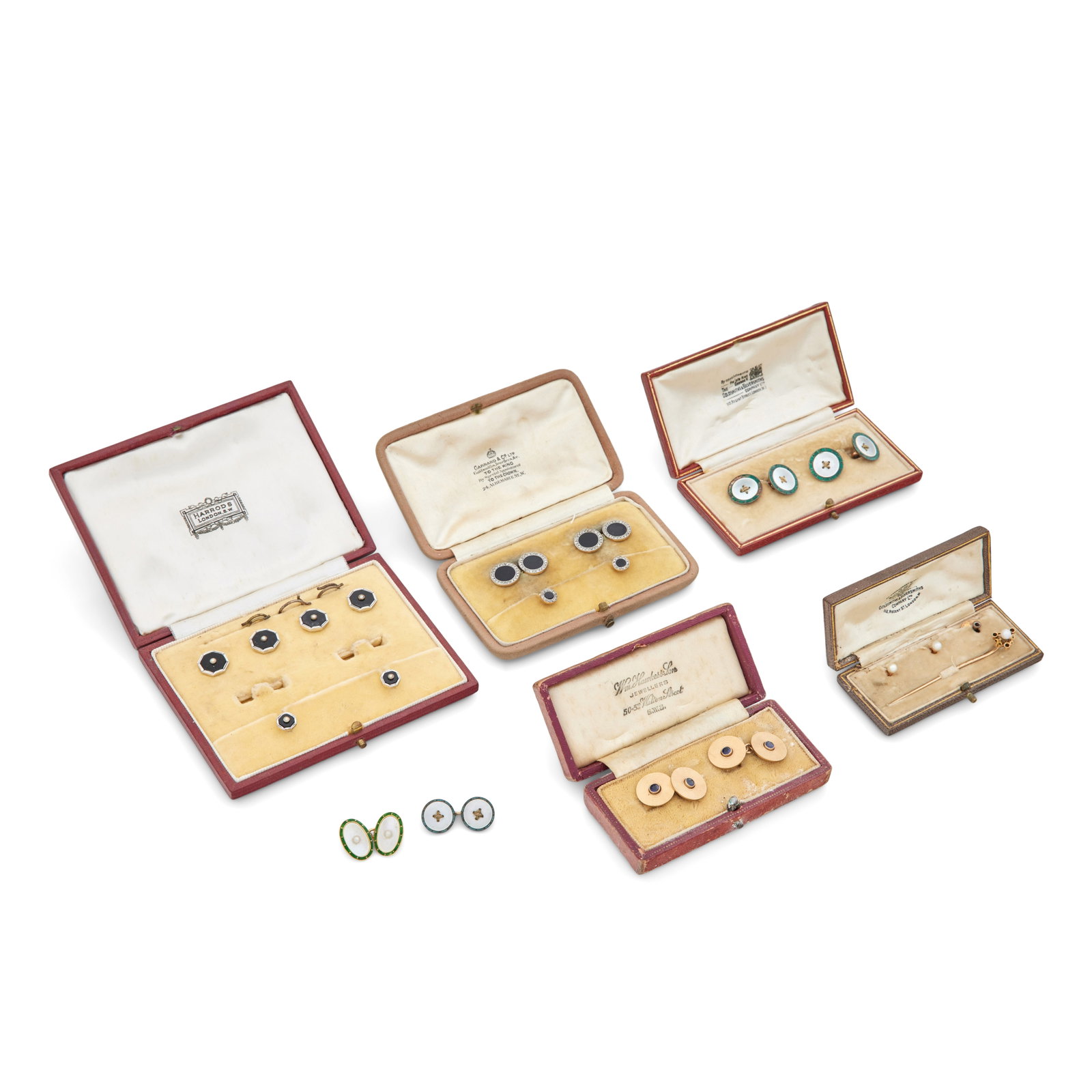 A collection of cufflinks, studs and buttons (Qty) (1 of 1)