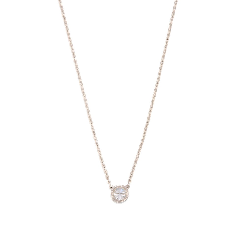PLATINUM AND DIAMOND NECKLACE - 2