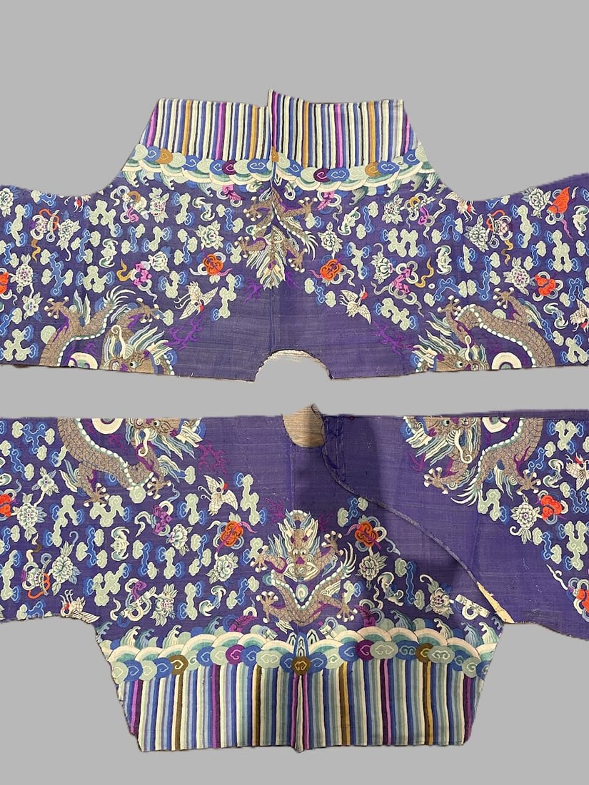 THREE FRAGMENTS OF A KESI 'DRAGON' ROBE Guangxu Period (3) - 3