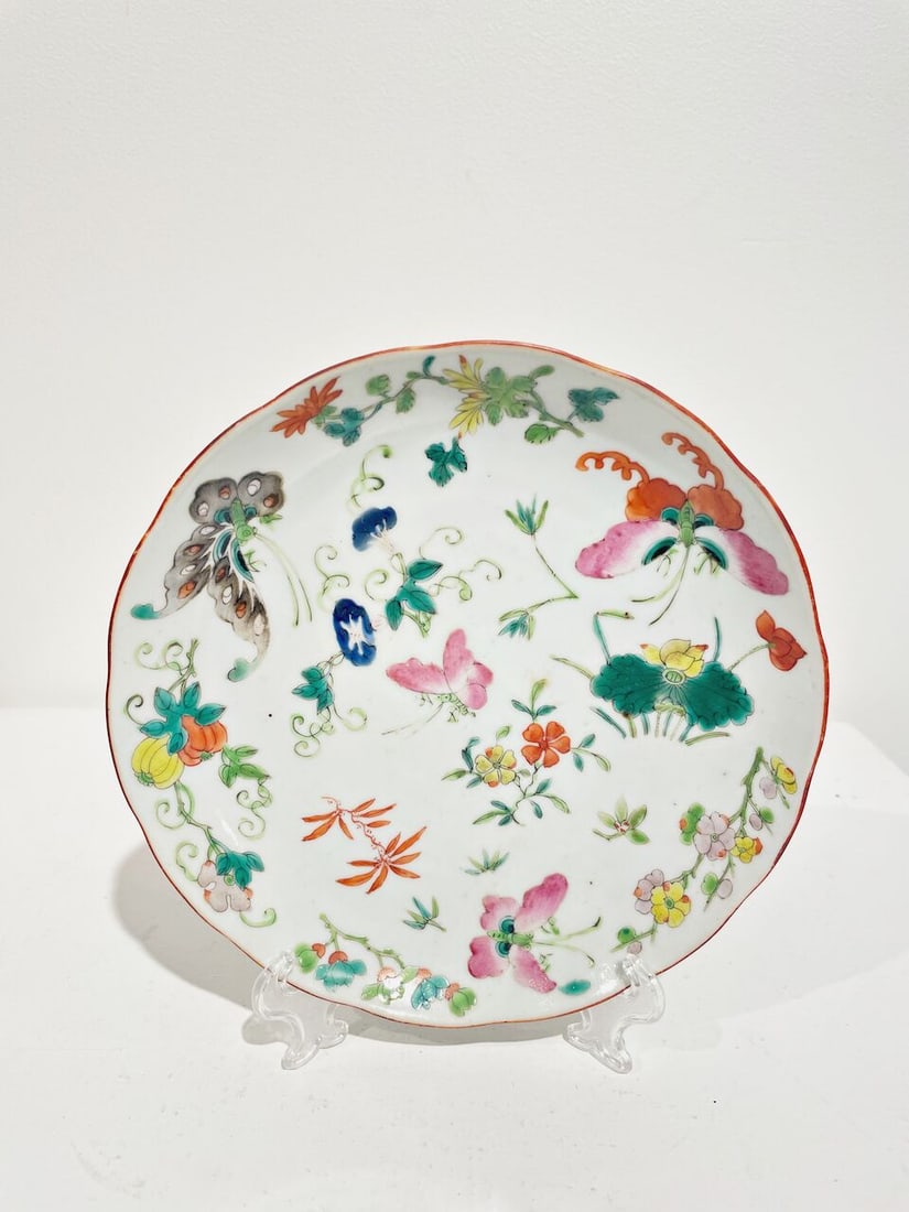 SIX POLYCHROME VESSELS Qianlong, Jiaqing, and pictorial marks, 19th century (6) - 12