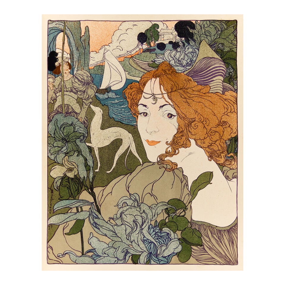 VARIOUS ARTISTS L'Estampe moderne A group of 99 original lithographs in colours, 1897-1899, on ... - 4