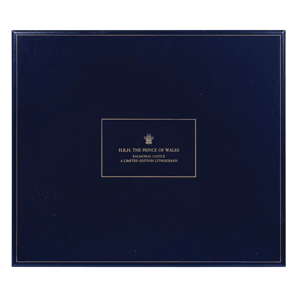 HM King Charles III (British, born 1948) Balmoral Castle Lithograph in colours, 2001, on wove pa... - 3