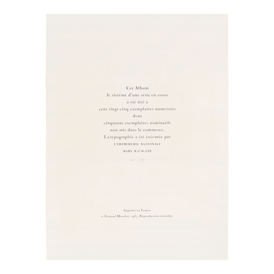 VARIOUS ARTISTS Mourlot Editions (France, founded 1852) 52 Affiches d'expositions VI The complet... - 4