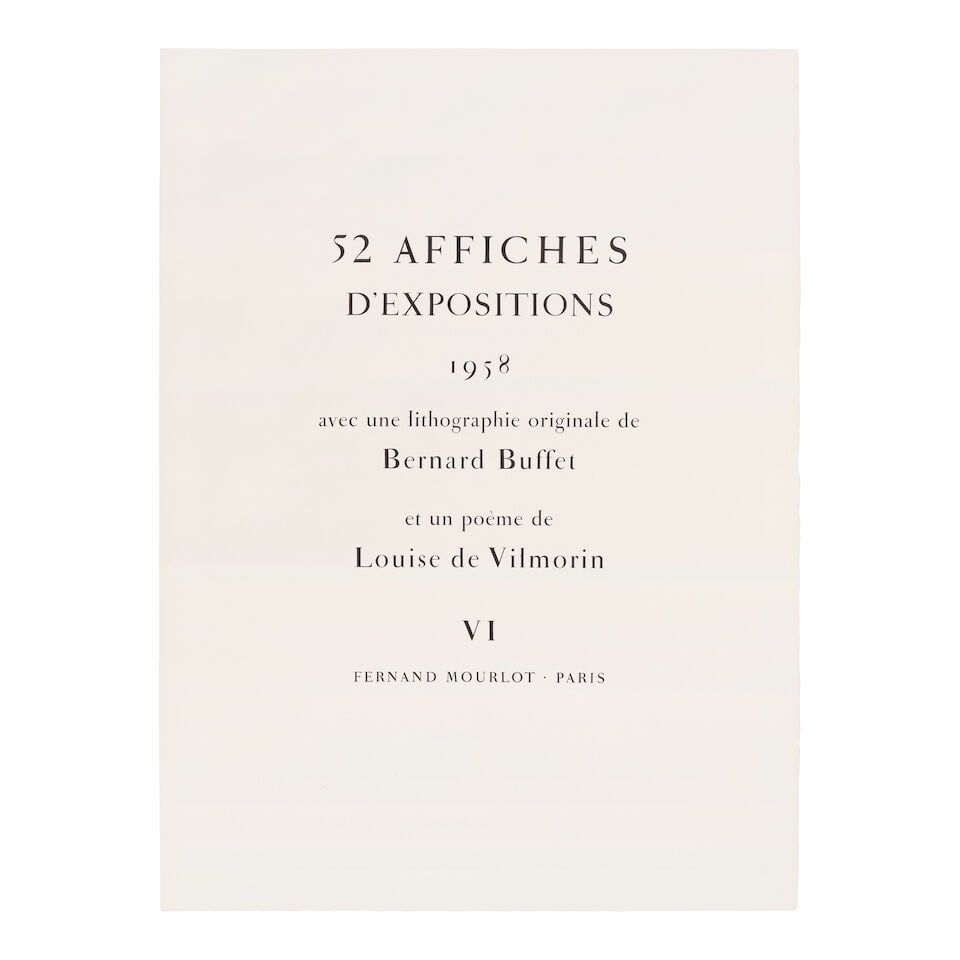 VARIOUS ARTISTS Mourlot Editions (France, founded 1852) 52 Affiches d'expositions VI The complet... - 5