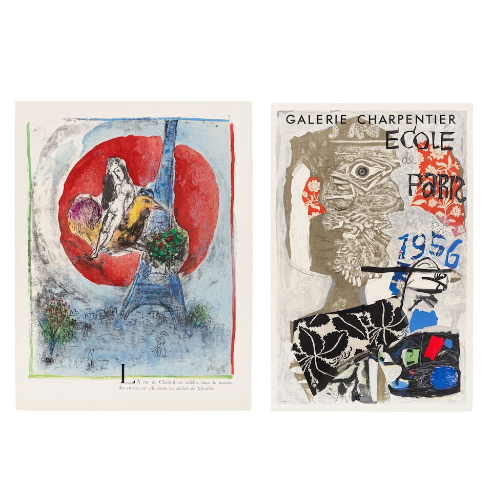 VARIOUS ARTISTS Mourlot Editions (France, founded 1852) 47 Affiches d'expositions The complete p... (1 of 9)