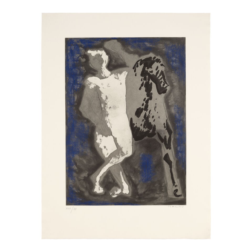 VARIOUS ARTISTS Eleven Prints, from Omaggio a Michelangelo Seven etchings and four lithographs, ... - 2