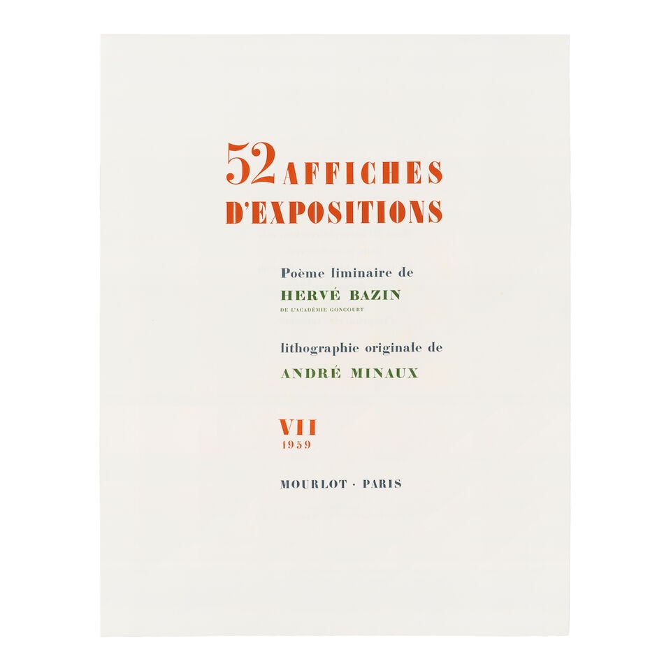 VARIOUS ARTISTS Mourlot Editions (France, founded 1852) 52 Affiches d'expositions VII The comple... - 8