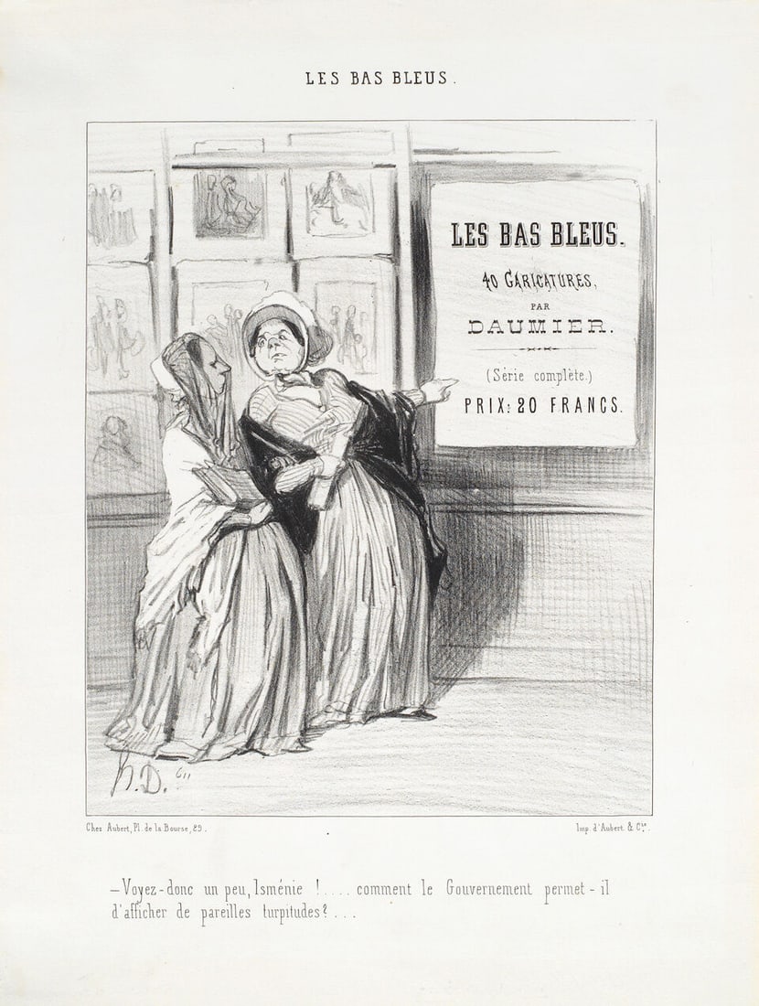Honoré Daumier (French, 1808-1879) A Collection of Fourteen Lithographs Five plates from Le... - 4