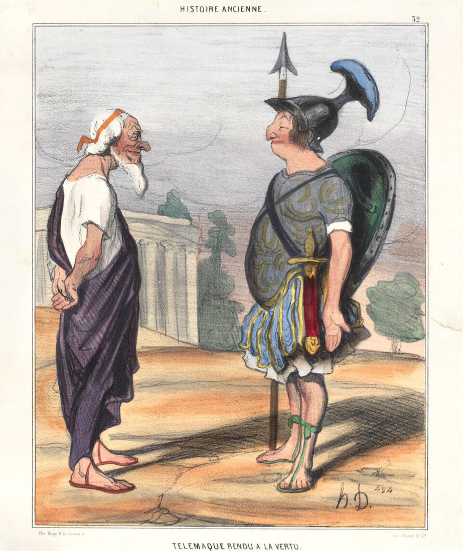 Honoré Daumier (French, 1808-1879) A Collection of Fourteen Lithographs Three plates from ... - 3