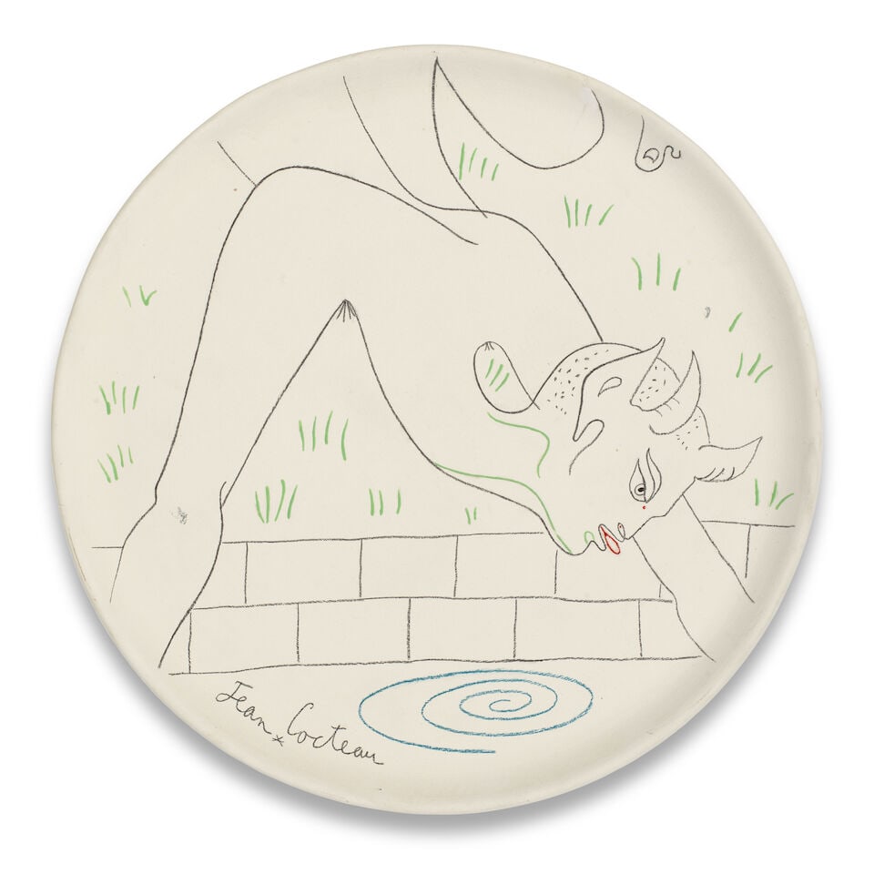 Jean Cocteau (French, 1889-1963) L'après-midi d'un faune signed Jean Cocteau; marked and nu... (1 of 2)