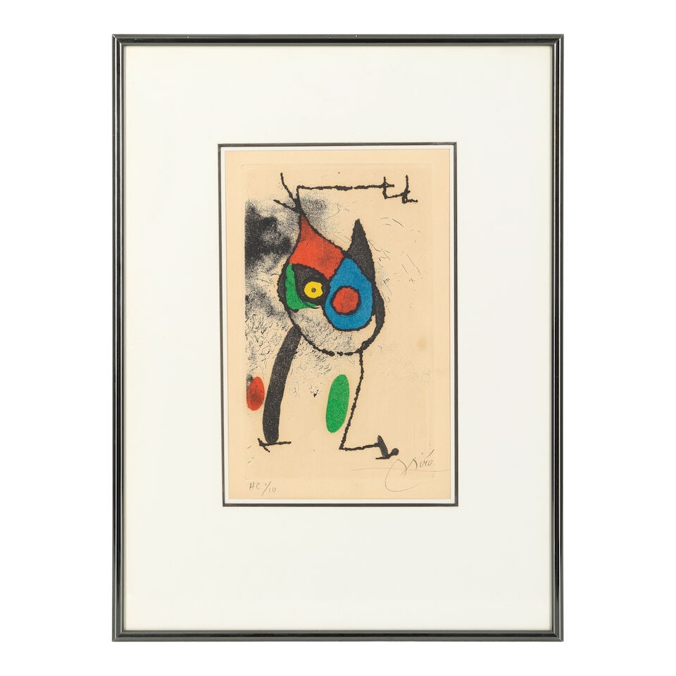 Joan Miró (Spanish, 1893-1983) Les Images Etching and aquatint in colours, 1972, on wove pa... - 2