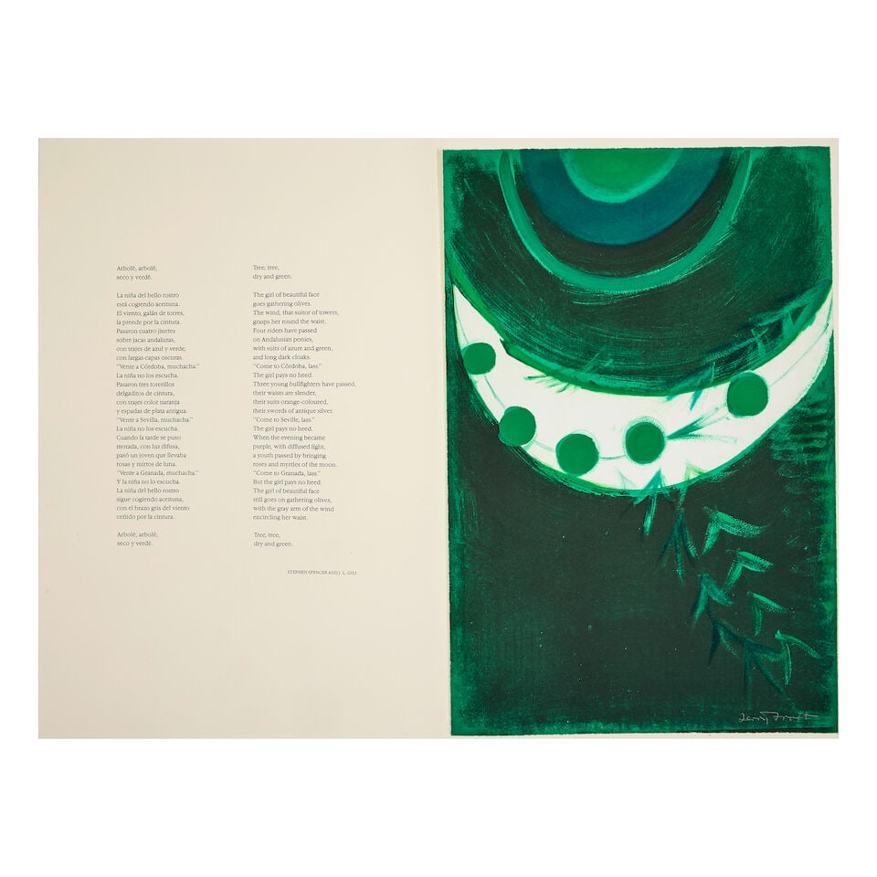 Sir Terry Frost R.A. (British, 1915-2003) Arbole, Arbole, Plate X from Eleven Poems by Federico ... - 3