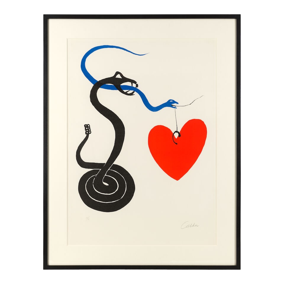 Alexander Calder (American, 1898-1976) Le serpent au cœur, from Mois mondial du cœur L... - 2