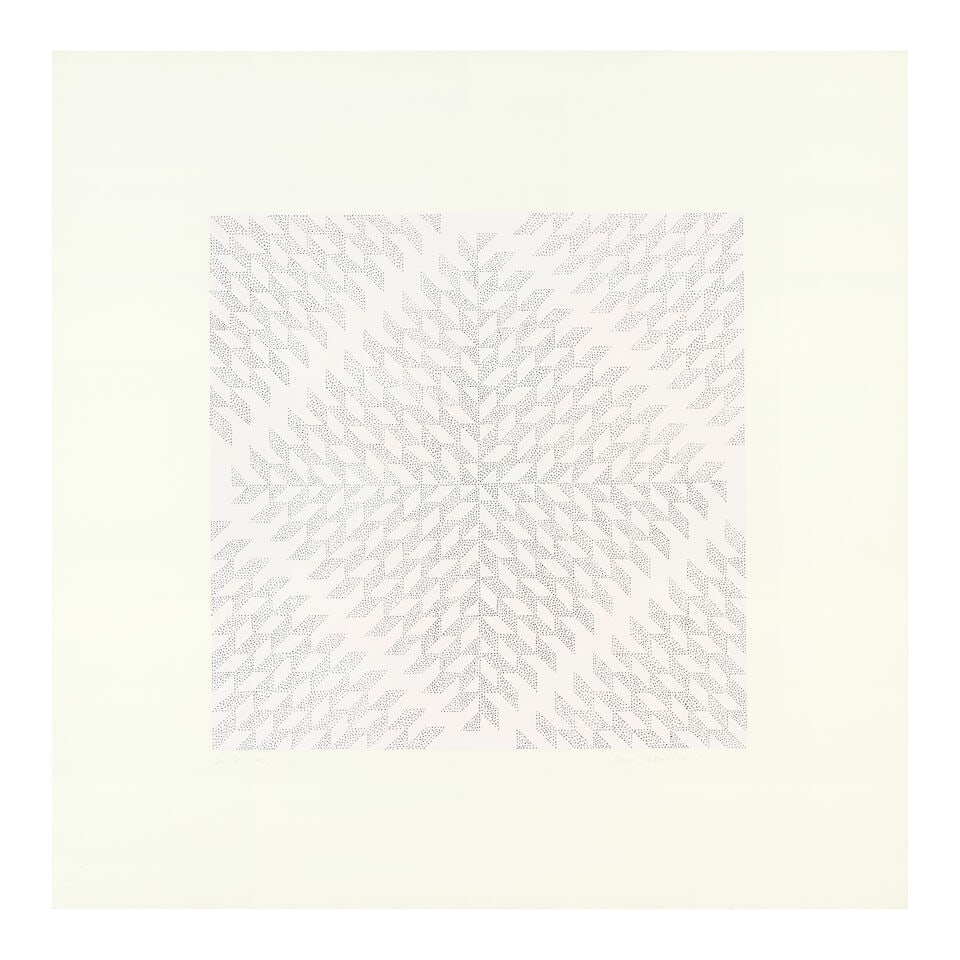 Anni Albers (American, 1899-1994) Do. I-VI The complete portfolio, 1973, comprising six screenp... - 2