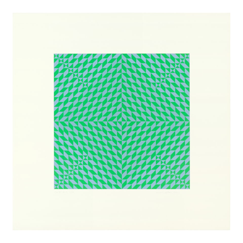 Anni Albers (American, 1899-1994) Do. I-VI The complete portfolio, 1973, comprising six screenp... - 7